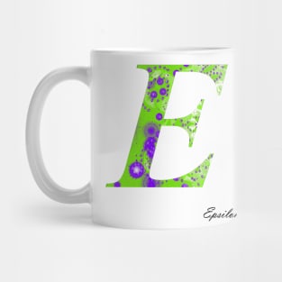 Epsilon Greek Alphabet Mug